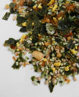 Wasabi furikake / Rijsttopping met nori en wasabi smaak 80gr Kameya